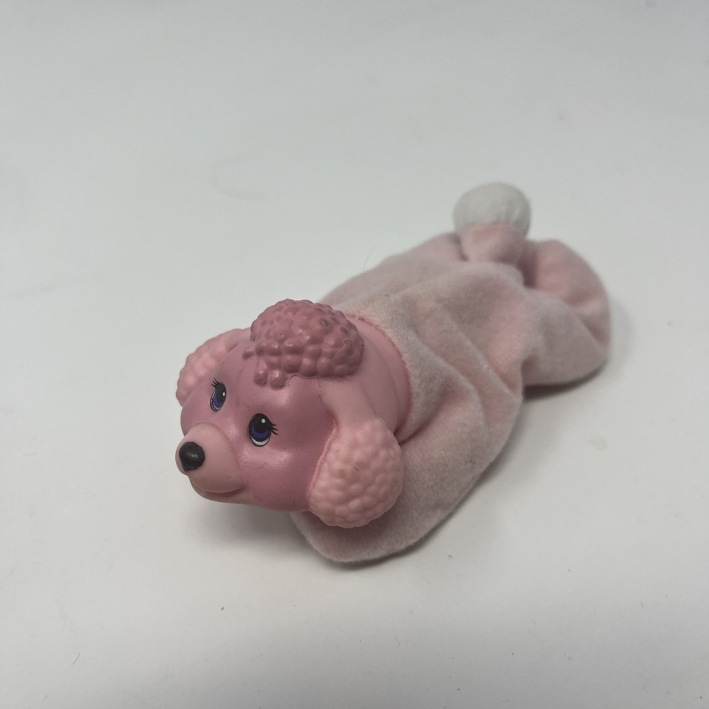 Vintage Hasbro 1991 Puppy Surprise Drink 'n' Surprise Puppy Plush #8885 Pink